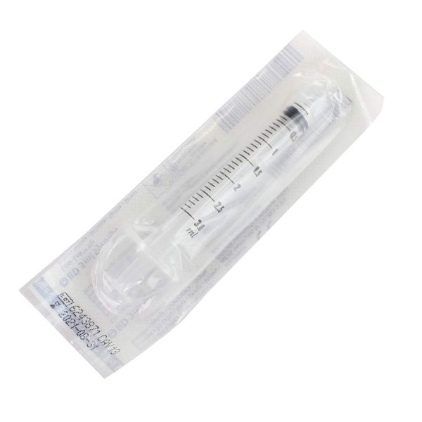 BD? Becton Dickinson Disposable Sterile 3ml 3cc Syringes with Luer-Lok? Tips | 5 packs | With Clear Barrel, No Needle, FDA Approved, Without Needle, Individually Blister Packed | Medicine Administration for Adults, Infants, Toddlers and Small Pets | Package of 5 Syringes 3cc. (5) - Image 4