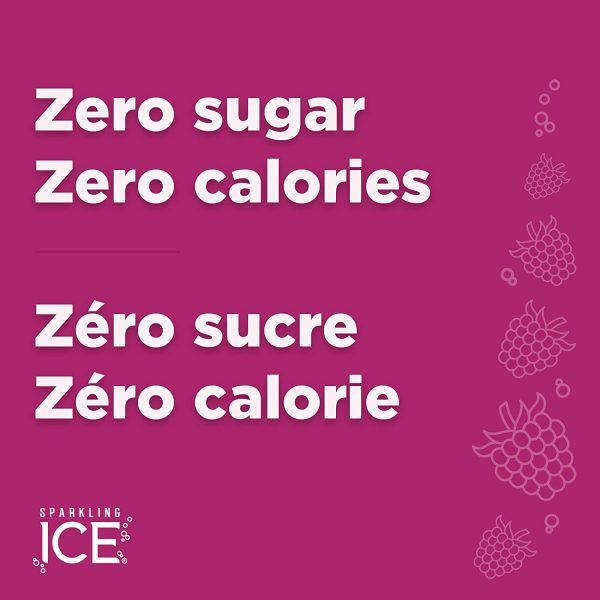 Sparkling Ice Black Raspberry Flavoured Sparkling Water with Zero Sugar and Zero Calories. Sparkling Ice Drinks are Packed with Fun and Fruity Flavours for Everyone to Enjoy. (12 Pack) - Image 10