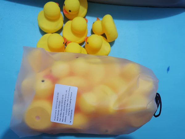 50 PCS Mini Rubber Duck Bath Duck Toys for Toddlers Boys Girls,Squeak and Float Yellow Ducks in Bulk Jeep Ducks Baby Shower Duck Decorations Party Favors (1.6''-50pcs Ducks) - Image 6