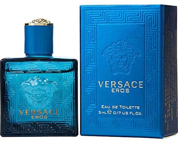 Versace Eros by Versace Men's Mini EDT .17 oz - 100% Authentic