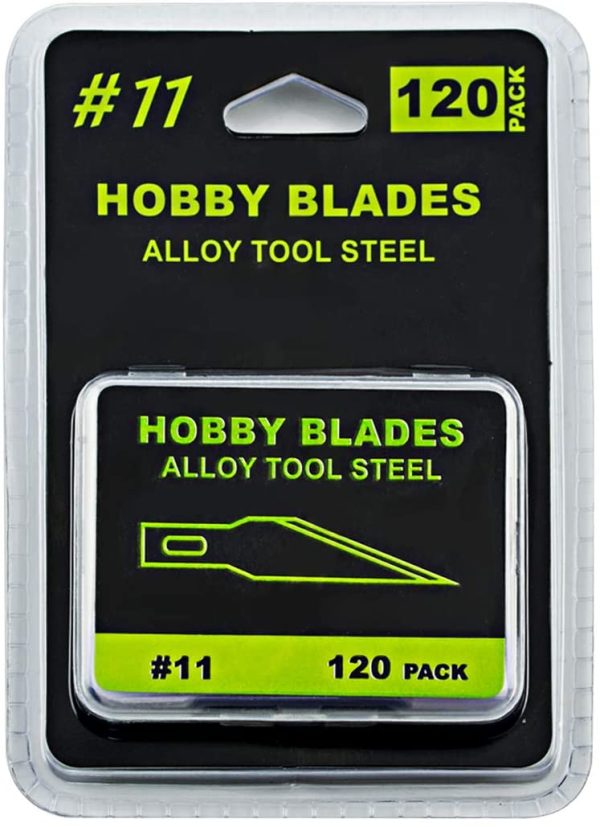 #11 Hobby Knife Blades(Pack of 120), Art Blades Cutting Tool with Storage Case for Craft, Hobby, Scrapbooking, Stencil - Image 7