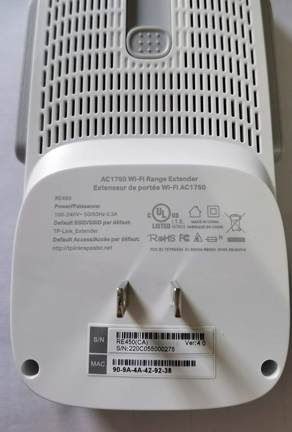 AC1750 WiFi Extender RE450 - Up to 1750Mbps, Dual Band WiFi Repeater, Internet Booster, Extend WiFi Range further - Image 2