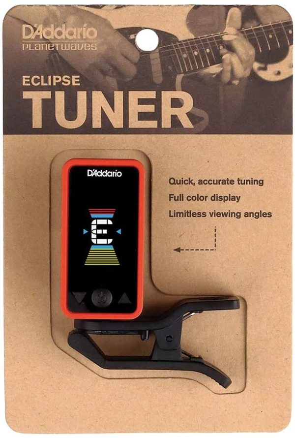 Planet Waves PW-CT-17RD Eclipse Headstock Tuner, Red - Image 2