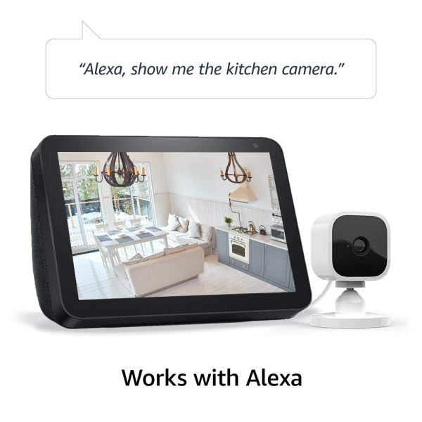 Blink Mini ?C Compact indoor plug-in smart security camera, 1080 HD video, night vision, motion detection, two-way audio, Works with Alexa ?C 2 cameras - Image 4