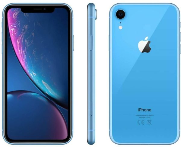 Apple iPhone XR, 64GB, Blue - Fully Unlocked (Renewed)