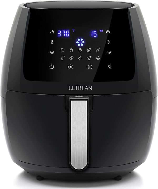 5.8 Quart Air Fryer, Electric Hot Air Fryers Oilless Cooker with 10 Presets, Digital LCD Touch Screen, Nonstick Basket, 1700W, UL Listed (Black) - Image 5