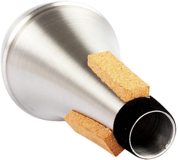 Honbay Lightweight Aluminum Practice Trumpet Mute Silencer for Jazz - Image 4