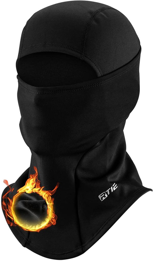 Rtie Balaclava Face Mask Windproof Ski Mask for Cold Weather Thermal Face Mask Black - Image 3