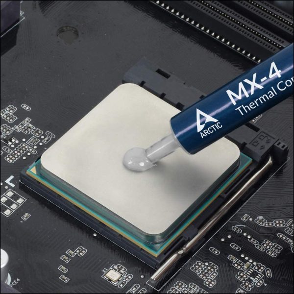 Arctic MX-4 Thermal Compound Paste, Carbon Based High Performance, Heatsink Paste, CPU for All Coolers, Interface Material, 4 Grams with Tool - Image 2