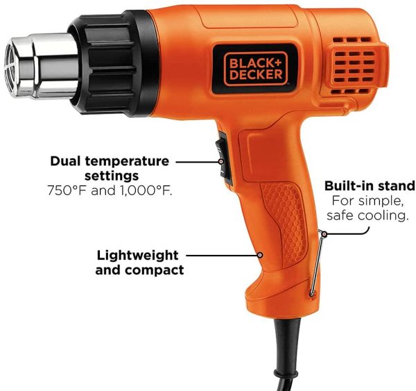 BLACK+DECKER HG1300 Dual Temperature Heat Gun