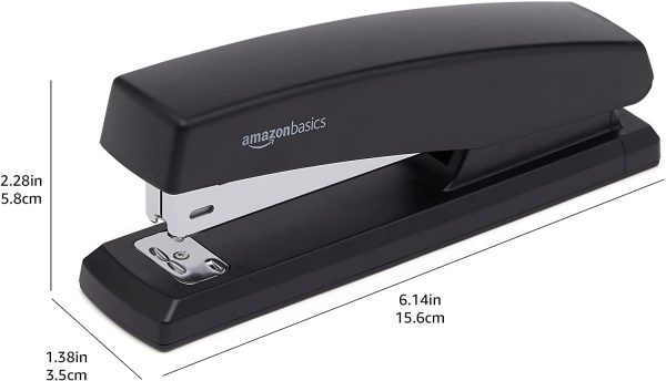 Office Stapler with 1000 Staples - Black