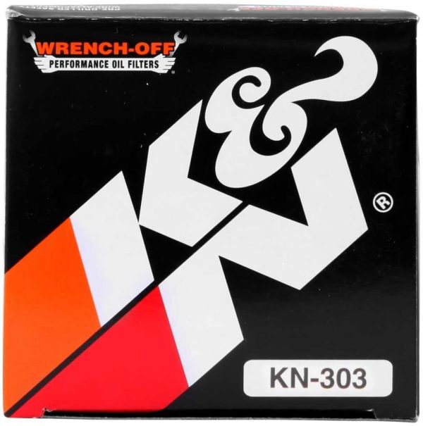 K&N KN-303 Motorcycle/Powersports High Performance Oil Filter, Black, Fitment - Image 9