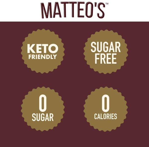 Matteo's Sugar Free Coffee Flavoring Syrup, Salted Caramel, Delicious Coffee Syrup, 0 Calorie, 0 Sugar Coffee Syrups, Keto Friendly, 25.4 Fl Oz - Image 7