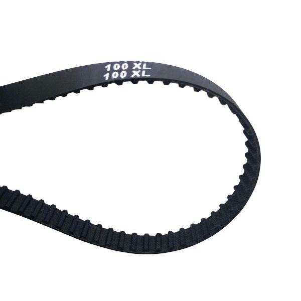 100XL Black Timing Belt 3/8" Width 50 Teeth Cogged Rubber Geared Drive Belt 100XL037 - Image 2