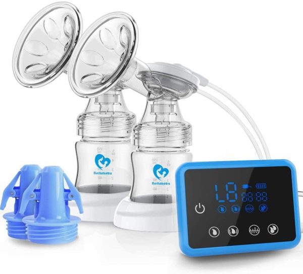 Bellababy Electric Breast Pump Portable 4 Modes & 9 Levels Efficient Suction Touch Panel Timer Display - Image 6