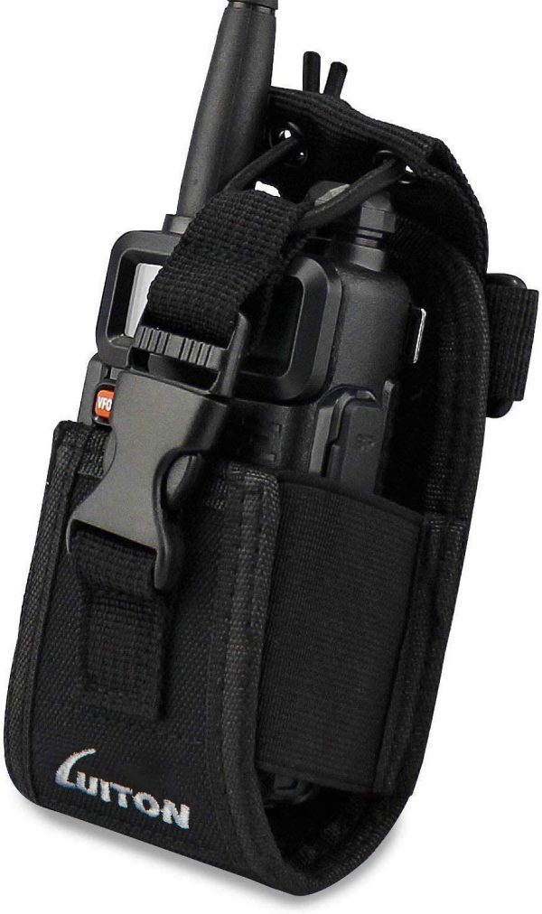 3 in1 Multi-Function Radio Holder Holster Case Pouch Bag for GPS Kenwood Yaesu Icom Motorola baofeng UV5R UV82 TYT UV5RA HYT 888S Retevis H777 F8HP Two Way Radio Walkie Talkie MSC 20C