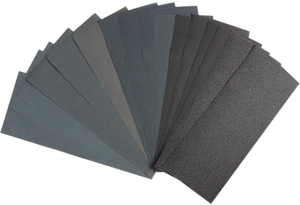 Sandpaper Abrasive Wet and Dry Coarse Grinding and Fine Grinding Sandpaper 120 to 3000 Grit Uniform Sandpaper 16 Sheets for Furniture, Car and Metal Polishing - Image 7