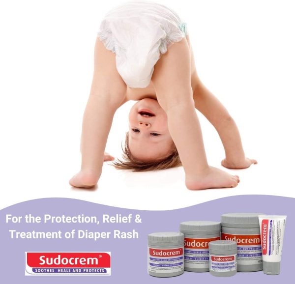 Sudocrem - Diaper Rash Cream for Baby, Soothes, Heals, and Protects, Relief and Treatment of Diaper Rash, Zinc Oxide Cream - 400g - Image 7