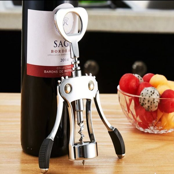 Wine Opener, Premium Multifunctional Wing Corkscrew Wine Bottle Opener, Luxury Waiter Corkscrew with Stopper Set for Wine Enthusiast Waiters - Image 8