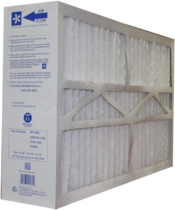 M1-1056 MERV 11 OEM Filter for Model CMF1625, 15 3/8 x 25 1/2 x 5 1/4-Inch, Case of 3 - Image 2