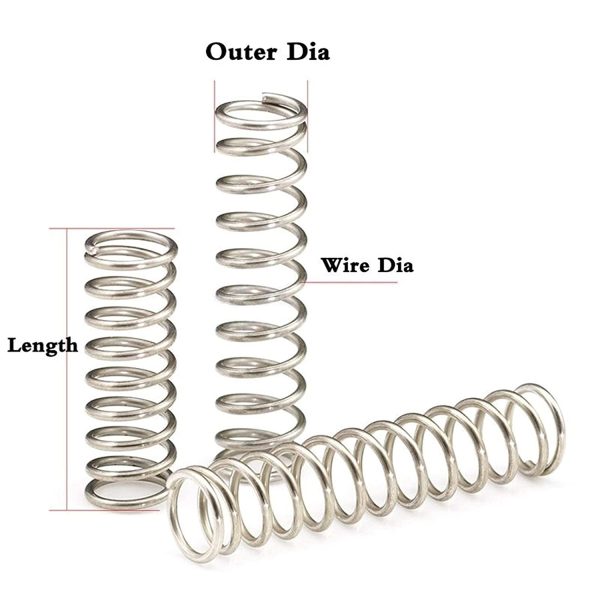 CREEYA Compression Springs Assortment Kit, 15 Different Sizes 225pcs Mini Stainless Steel Springs for Repairs, 0.39" to 1.18" Length, 0.16" to 0.23" OD, 10mm - 30mm Length, 4-6mm OD - Image 4