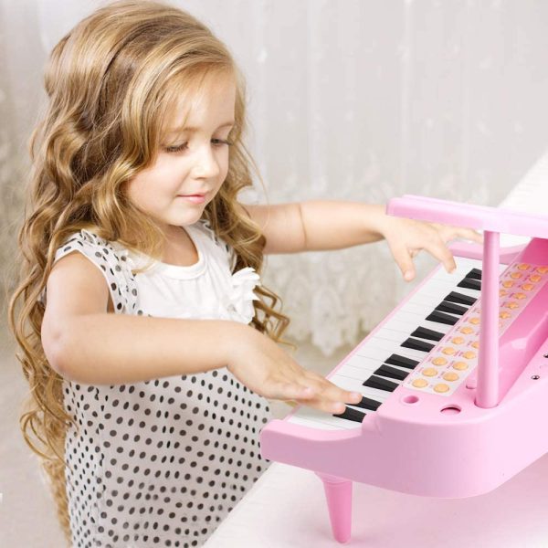 Amy & Benton Toddler Piano Toy for Baby Girls Pink 31 Keys Multifunctional Music & Sound Birthday Gift Toys for 3 4 Year Old - Image 7