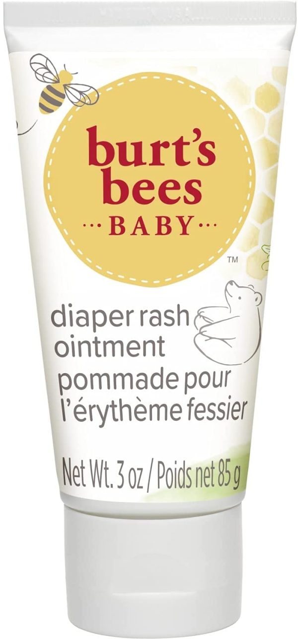 Burt's Bees Baby Diaper Rash Ointment, Maximum Strength, 40% Zinc Oxide, 100% Natural Origin, Pediatrician Tested, Mother's Day Gift, 85g - Image 5