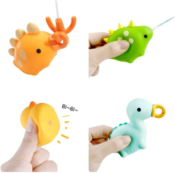 cute stone Bath Toy Bathtub Toy with Shower and Floating Squirting Toys, Fishing Game for Toddles and Babies - Image 3