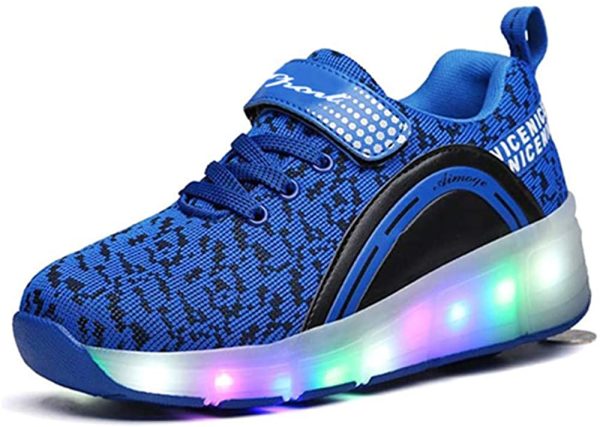 Ufatansy Roller Shoes Girls Kids LED Light up Shoes Wheels Roller Skate Shoes Skateboarding Fashion Boys Sneakers - Image 3