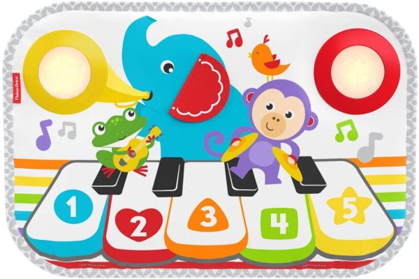 Fisher-Price Smart Stages Kick & Play Piano, Crib-Attaching Baby Toy - Image 3