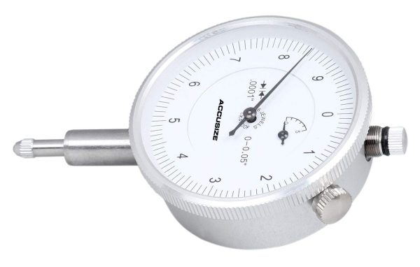 Accusize Industrial Tools 0-0.05'' x 0.0001'' Dial Indicator, AGD2 Style, with Back Lug, P900-S097 - Image 7