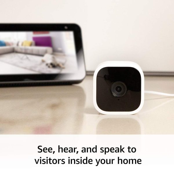 Blink Mini ?C Compact indoor plug-in smart security camera, 1080 HD video, night vision, motion detection, two-way audio, Works with Alexa ?C 2 cameras - Image 3