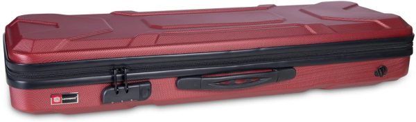 Crossrock, Zippered ABS Molded Backpack Case, 4/4 Full Size Violin, Red (CRA420VFRD) - Image 3