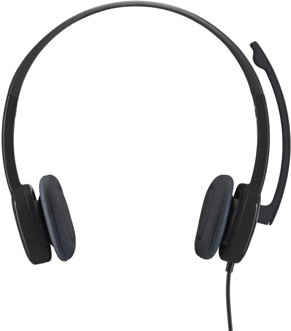 3.5 mm Analog Stereo Headset H151 with Boom Microphone (981-000587),Black - Image 7