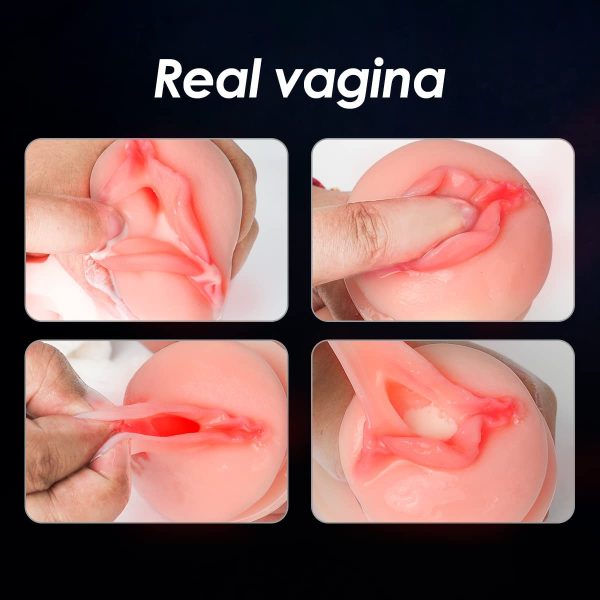 Male Masturbator with Lube, ZEMALIA Pocket Pussy Tight Realistic Texuture Vagina for Penis Stimulation Adult Masturbation Sex Toy Sleeve for Men Stoker Big Dick - Image 7