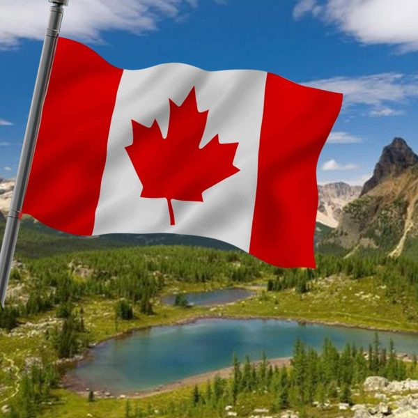 2 Pack Canada Flag, Canadian Flags 3' x 5' Outdoor Screen Printed Maple Leaf, Polyester and Brass Grommets, UV Fade Resistant, Canadian Flag for Indoor Outdoor Home Canada Day Decorations (2 Pack) - Image 7