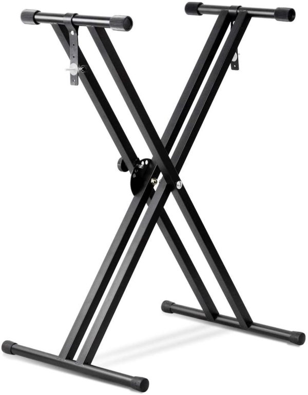 Kunova Pre-Assembled Music Musical Classic Double X Keyboard Stand, Ready to use, No Assemble Needed - Image 4