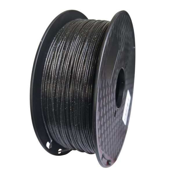 Marble PLA Black 3D Printer PLA Filament 1.75 mm 1KG (2.2lbs) 3D Printing Material Sparkle Black Stone Rock CC3D PLA - Image 2