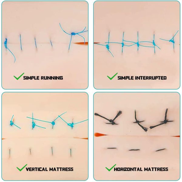 Suture Practice Kit for Student Suture Training, Include Upgrade Suture Pad, Complete Suture Tool Kit, Perfect for Teaching and Learning - Image 5