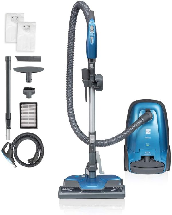 BC3005 Pet Friendly Lightweight Bagged Canister Vacuum Cleaner with Extended Telescoping Wand, HEPA, 2 Motors, Retractable Cord, and 4 Cleaning Tools - Image 2