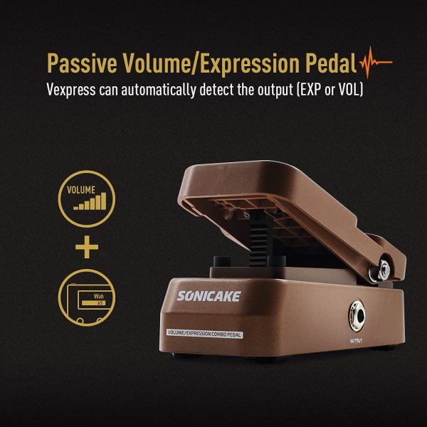 SONICAKE Vexpress Passive Volume & Expression EXP Pedal - Image 5