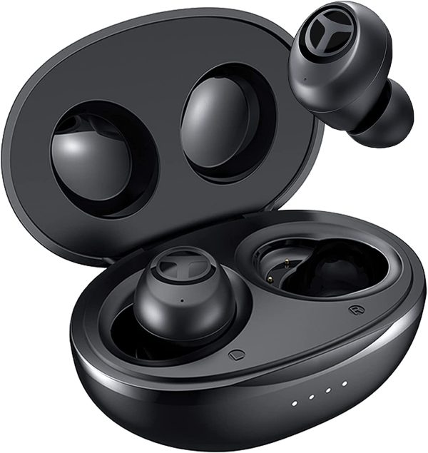 Upgraded  T10 Wireless Earbuds, 12mm Driver with Premium Deep Bass, Low Latency Game Mode, IPX7 Waterproof, Bluetooth 5.1 in Ear Headphones and Fast Charging, Black - Image 5