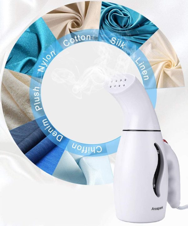 Arespark Steamer for Clothes, 110V Handheld Clothes Steamer Travel Steamer, Powerful Steamer Wrinkle Remover, Clean, Sterilize and Steamer Garment and Soft Fabric, Portable, Compact-Travel/Home - Image 5