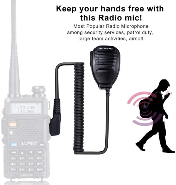 UV-5R Dual Band with one More 1800mAh Battery one Hand Mic one Cable and one Antenna Radio - Image 6