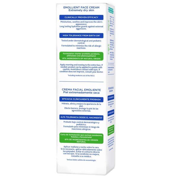 Mustela Stelatopia Emollient Baby Face Cream - Face Moisturizer for Extremely Dry Skin - with Natural Avocado & Sunflower Oil - Fragrance-Free - 1.35 fl. oz. - Image 2