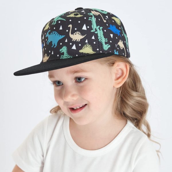 PEECABE Boy Baseball Cap Little Kids Flat Brim Sun Cap Toddler Girl Trucker Cap for Spring/Summer - Image 5