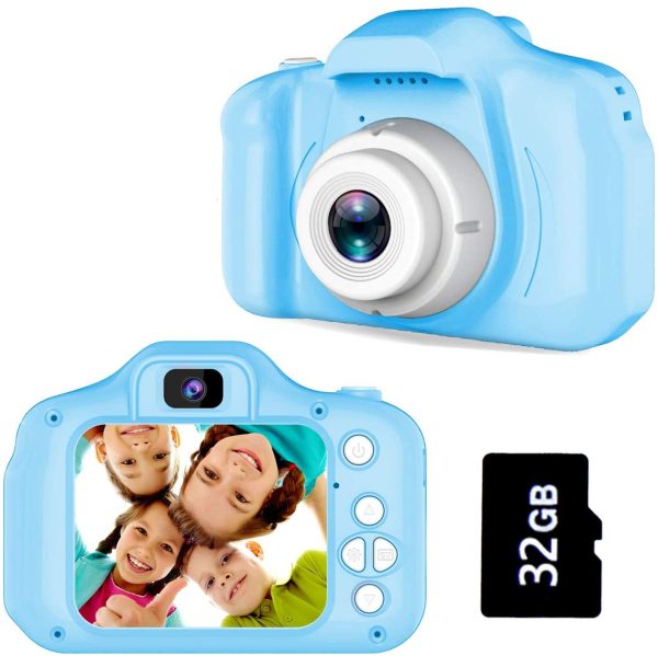 Kids Camera Toys for 3-8 Year Old Boys Girls Joyjam 8.0 MP Children's Digital Cameras for Children Video Record Electronic Toy Birthday Gifts Christmas Blue - Image 5