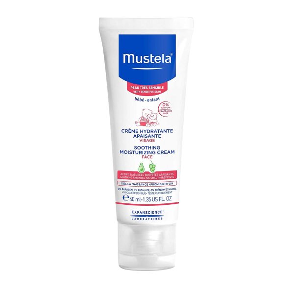 Mustela Soothing Moisturizing Baby Face Cream with Natural Avocado Perseose for Very Sensitive Skin, Fragrance-Free, 1.35 fl. Oz. - Image 5