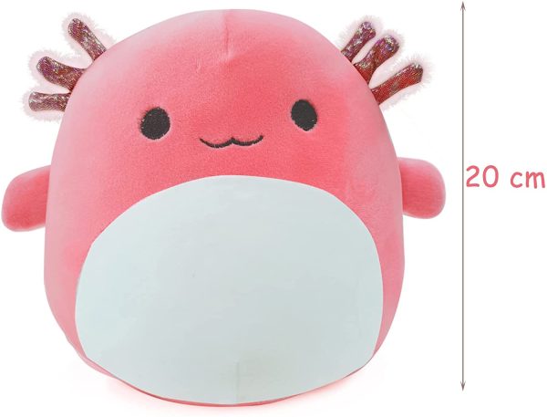 1Pcs Axolotl Stuffed Animal Plush Toy, 8 Inch Soft Salamander Plush Doll Toy, Great Gifts Prizes for Kids Adult Birthday, Christmas and Party (Pink) - Image 4