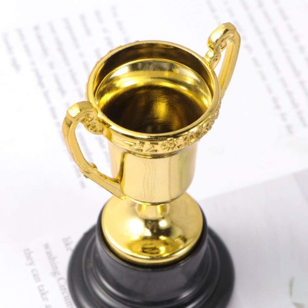 Totority 20pcs Gold Trophy Kids Plastic Trophy Decor for Sports Tournaments/ Competitions/ Parties - Image 9